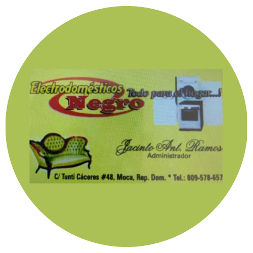 Electrodomésticos Negro