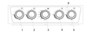 Panel de Control Estufa Negra de 20 Pulgadas KN-50B