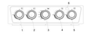 Panel de control estufa negra de 20 Pulgadas KN-5103